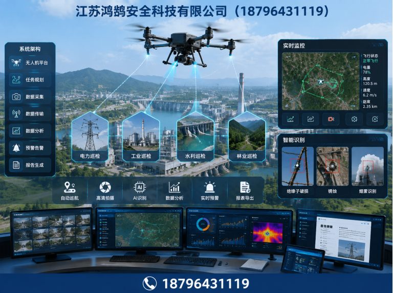 宜昌无人机巡检系统展示图